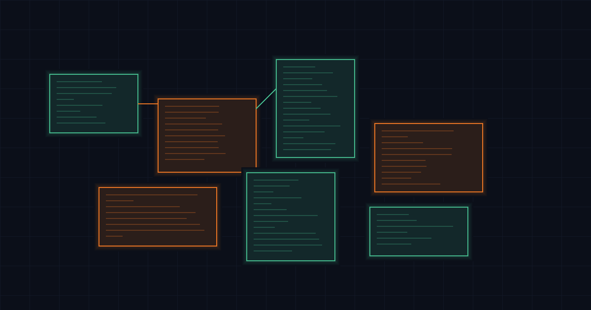 Component building blocks representing code modules
